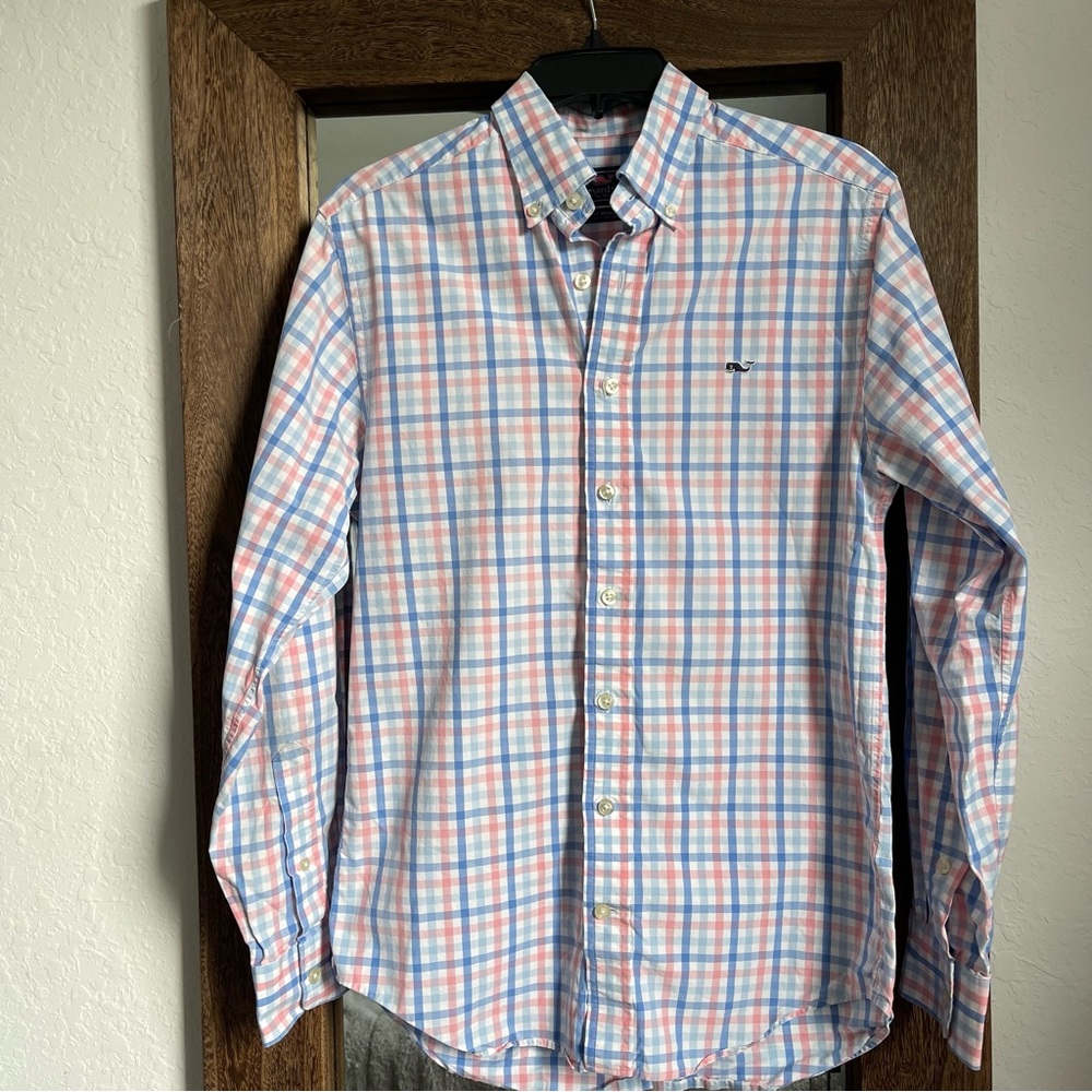 Vineyard Vine “Cotton Candy” themed gingham